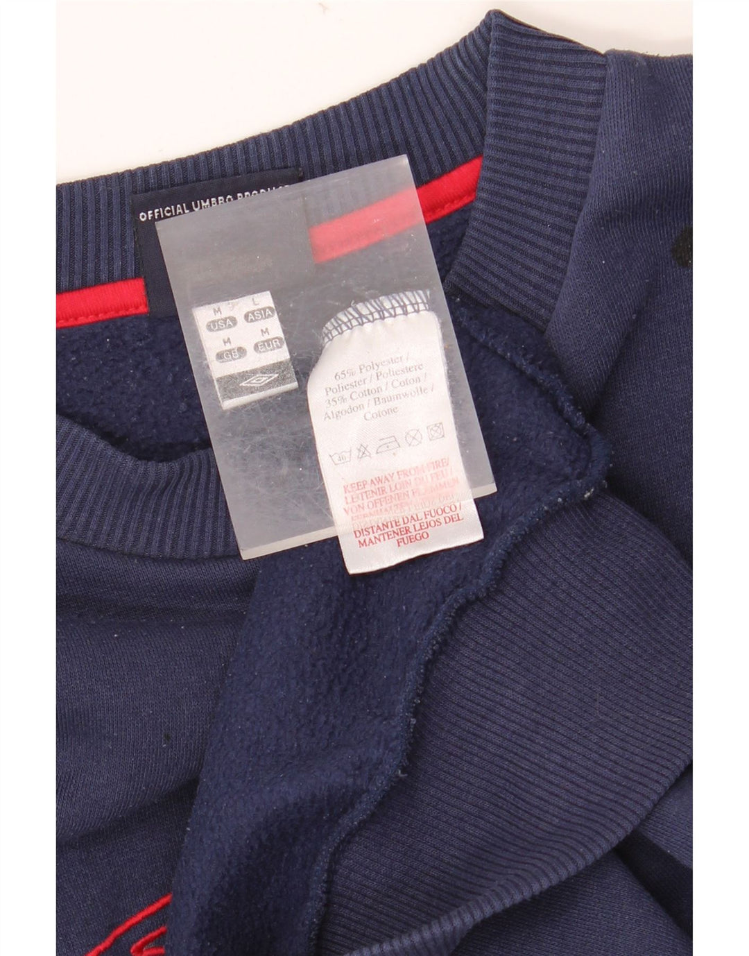 UMBRO Pulover cu grafic pentru femei UK 14 Poliester bleumarin mediu