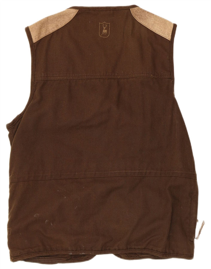 Gilet pentru bărbați Deerhunter UK 40 mare, maro, bumbac color bloc