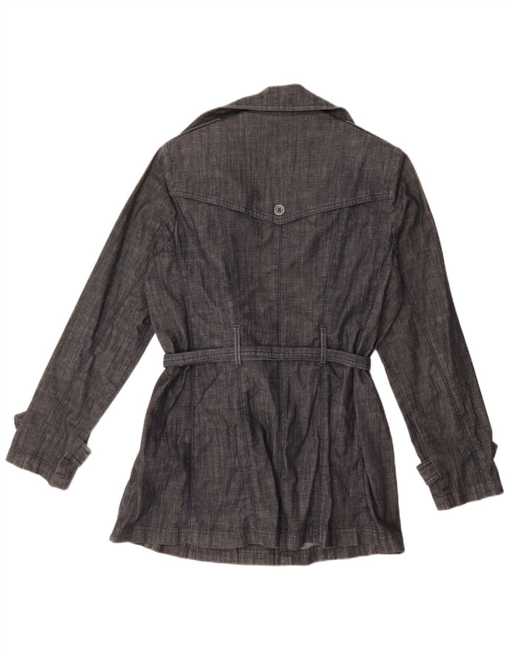 Trenci cu autograf pentru femei Marks & Spencer UK 12 Medium Bleumarin