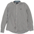 Crew Clothing Cămașă pentru bărbați Slim Fit Bumbac cu carouri albastru mediu