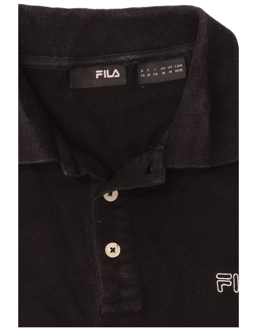 Tricou Polo Fila Bărbați Mediu Negru