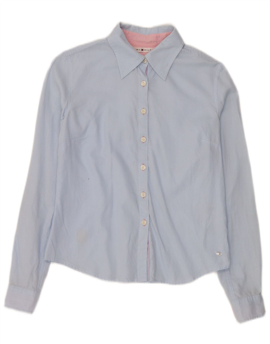 Cămașă Tommy Hilfiger pentru femei US 4 Small Blue Bumbac