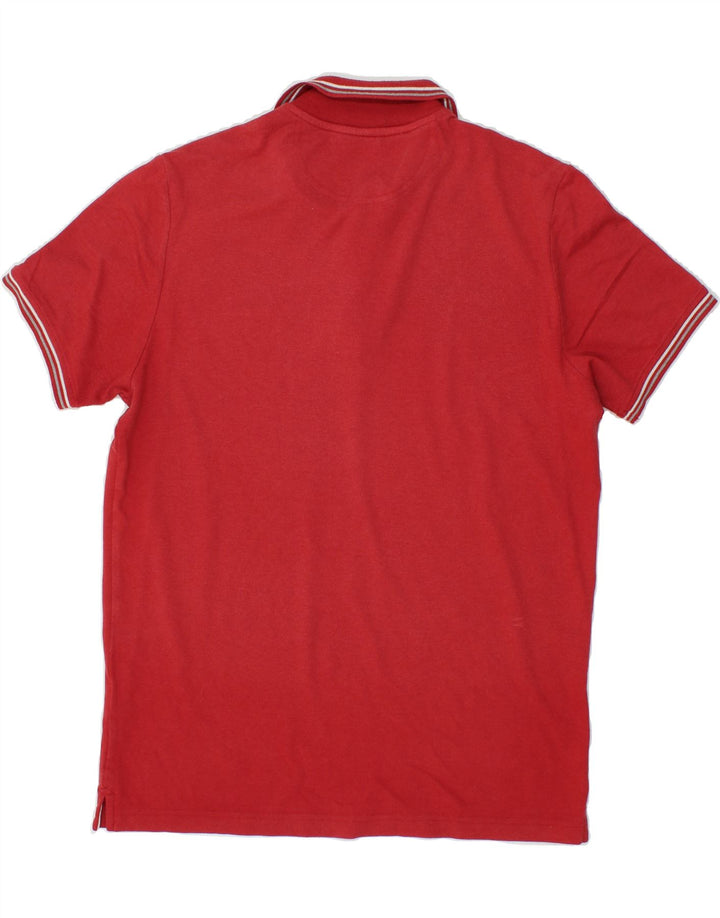 CHAMPION Mens Polo Shirt Medium Red Cotton Vintage Champion and Second-Hand Champion from Messina Hembry 