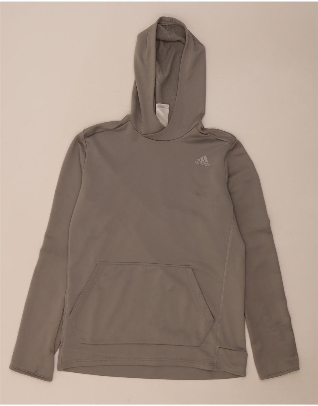 Pulover ADIDAS Climalite pentru bărbați, poliester, gri mediu