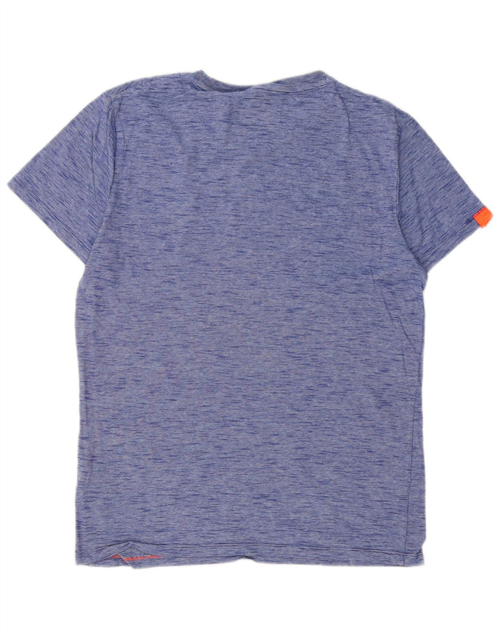 SUPERDRY Tricou Bărbați Top Medium Blue Pete Bumbac
