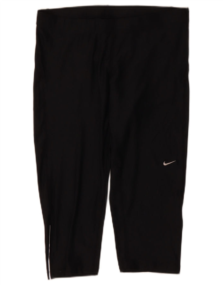 Bermude sport NIKE pentru femei Marea Britanie 14/16 Poliester negru mare