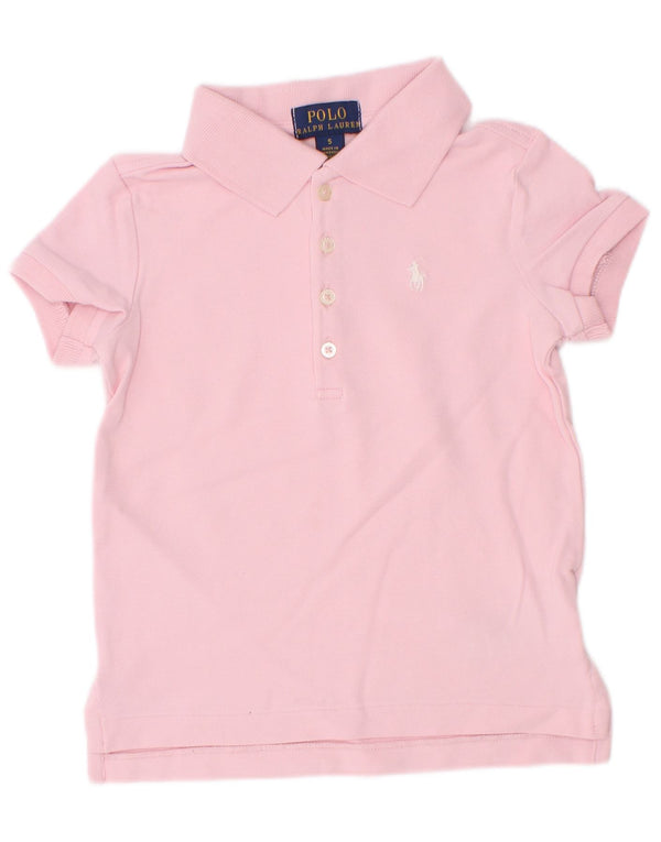 Cămașă Polo Ralph Lauren Fete 4-5 Ani Roz Bumbac