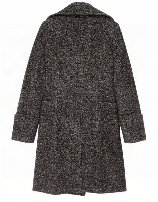 Palton dublu pentru femei Benetton UK 8 mic, gri cu pete