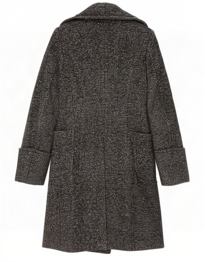 Palton dublu pentru femei Benetton UK 8 mic, gri cu pete
