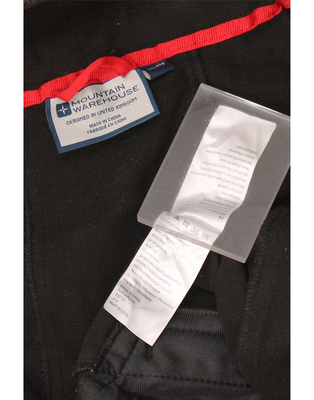 MOUNTAIN WAREHOUSE Jachetă de trening cu glugă pentru bărbați, 2XL, gri, bloc de culoare