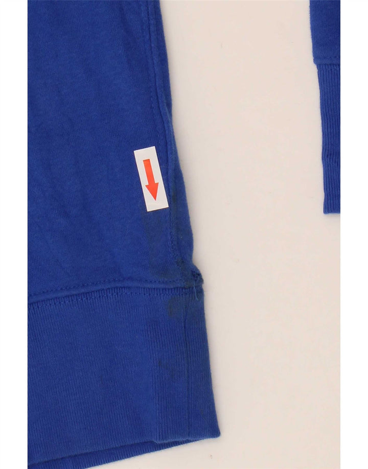 Pulover cu grafic pentru femei Gap UK 14 Bumbac albastru mediu