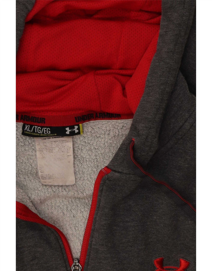 Pulover Under Armour pentru bărbați, cu fermoar, XL, gri