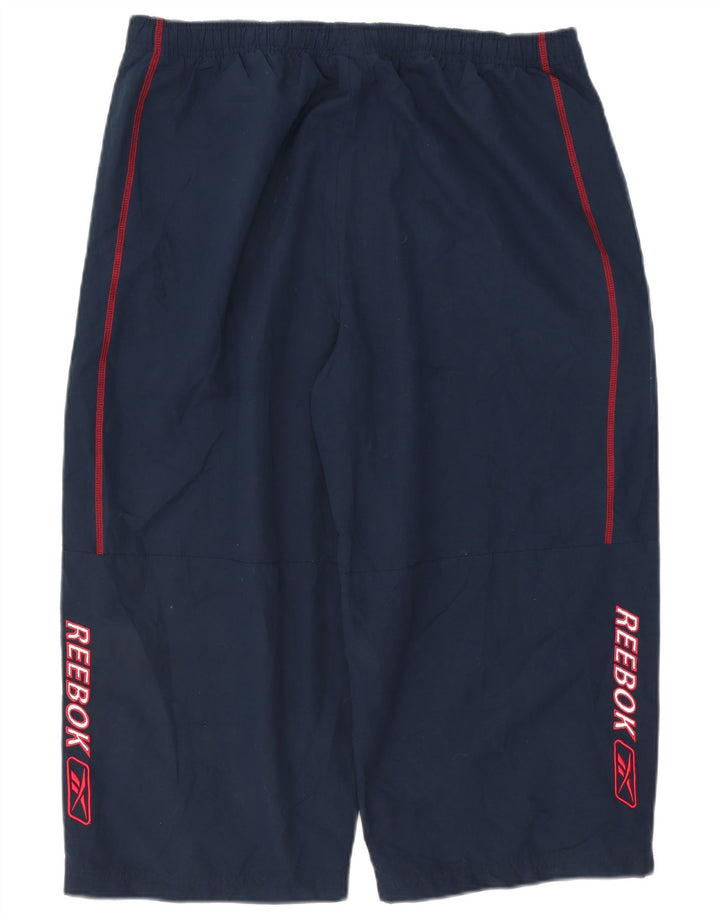 Pantaloni de trening Reebok Graphic Capri pentru bărbați XL, poliester bleumarin