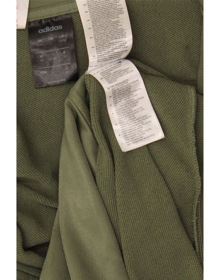 Jachetă de top pentru trening grafic ADIDAS 14-15 ani poliester verde