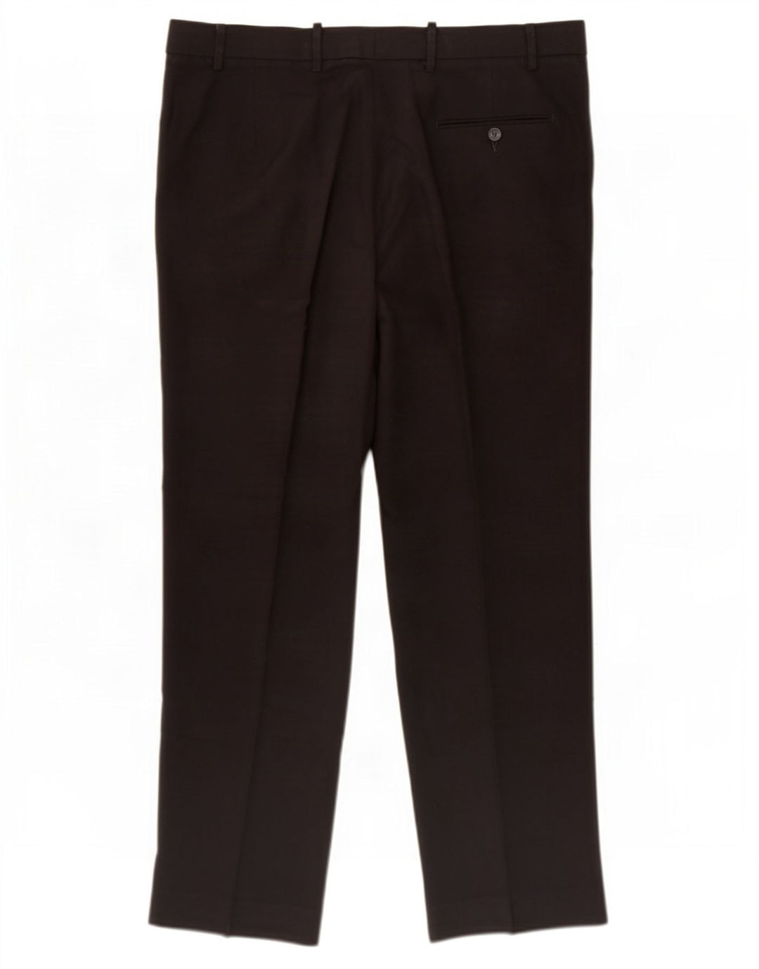 Pantaloni de costum obișnuiți pentru bărbați Marks & Spencer L38 L31 Poliester negru