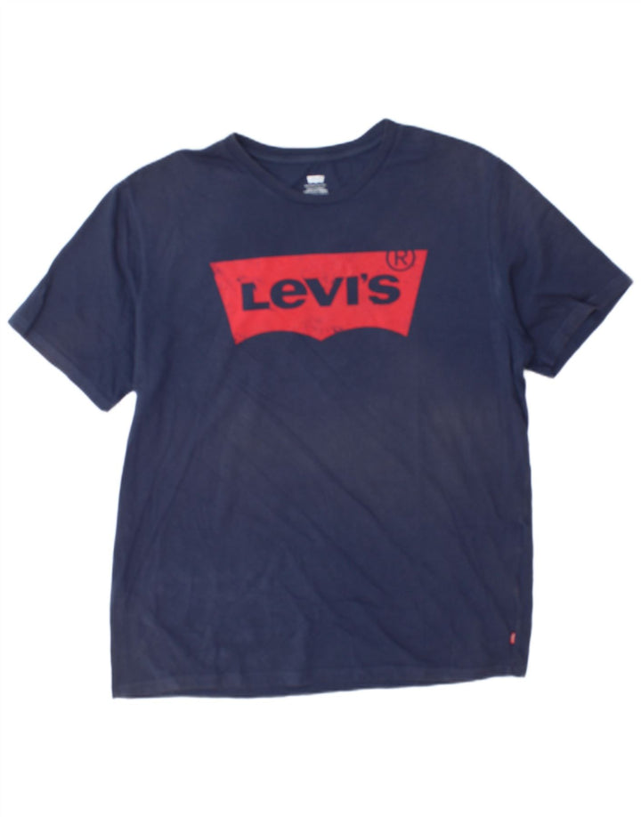 Tricou grafic pentru bărbați Levi's Top XL Bleumarin