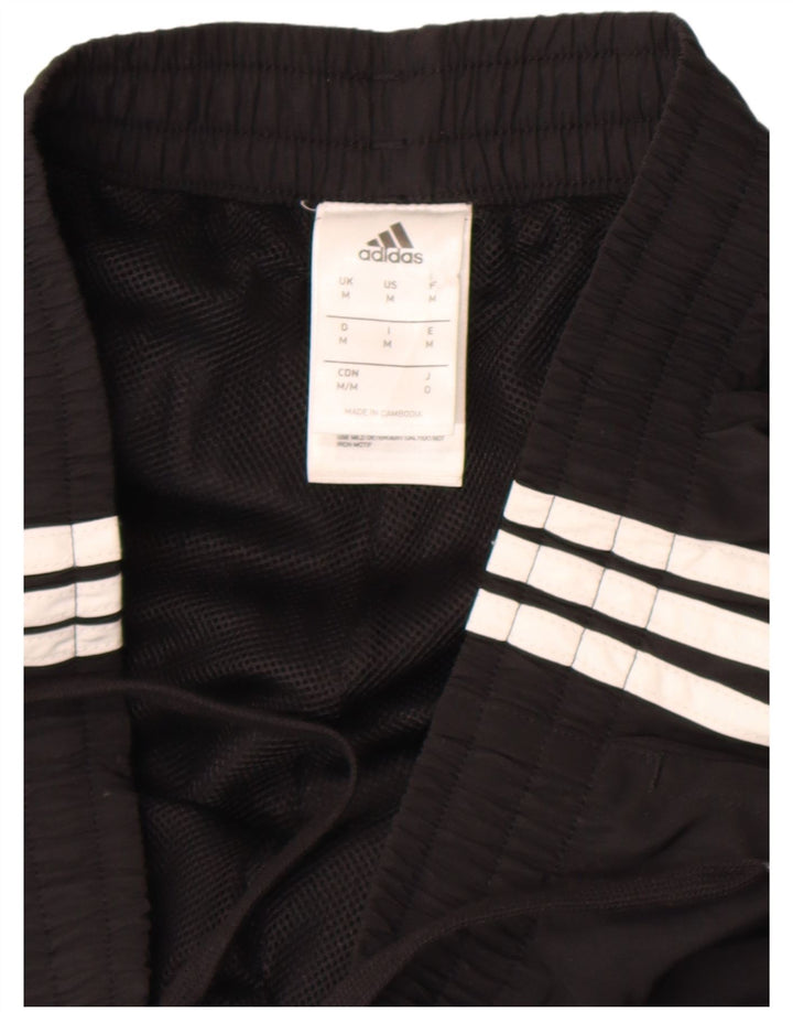 Pantaloni de trening Adidas pentru bărbați Joggeri poliester mediu negru