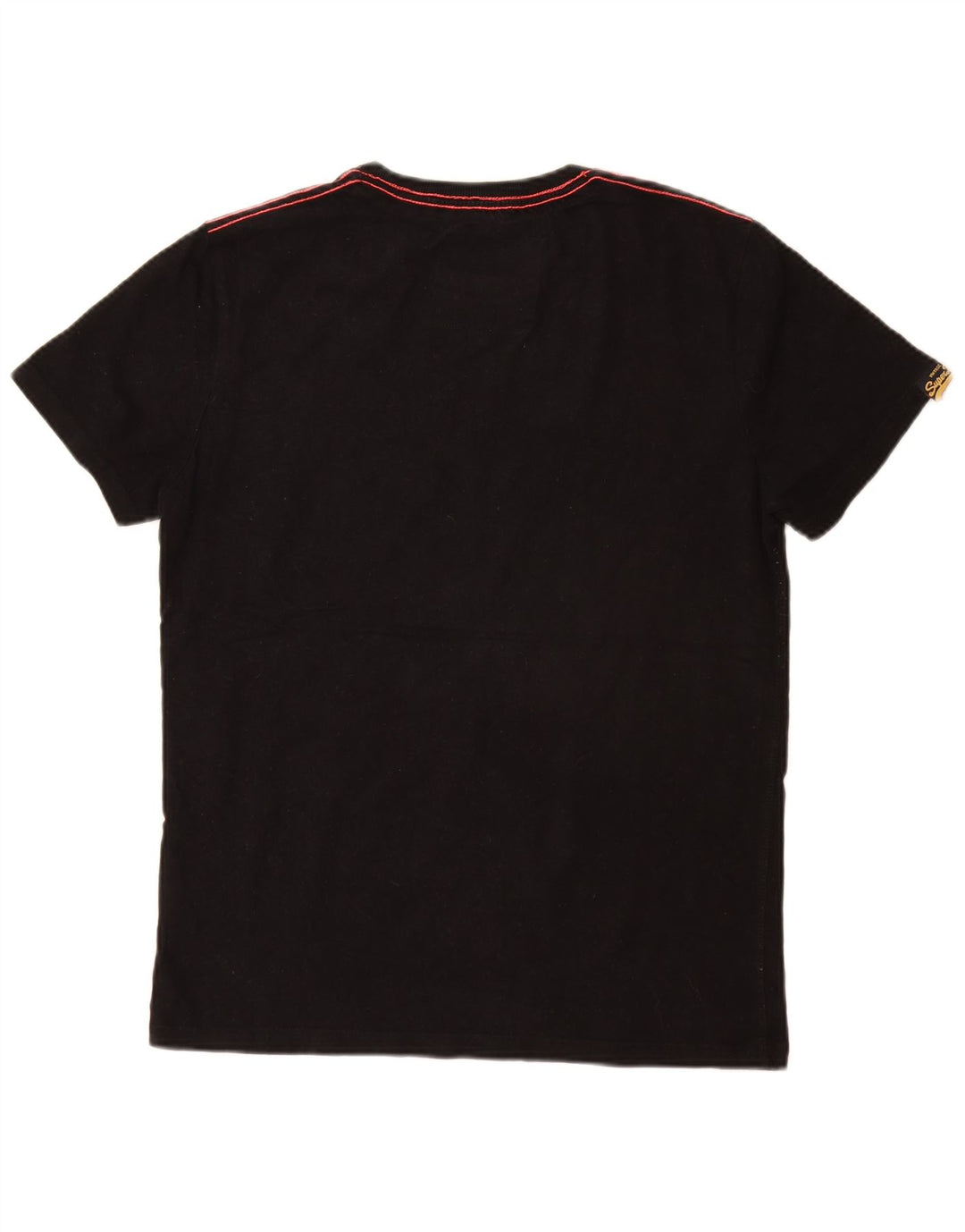 Tricou grafic pentru bărbați SUPERDRY Top mare din bumbac negru