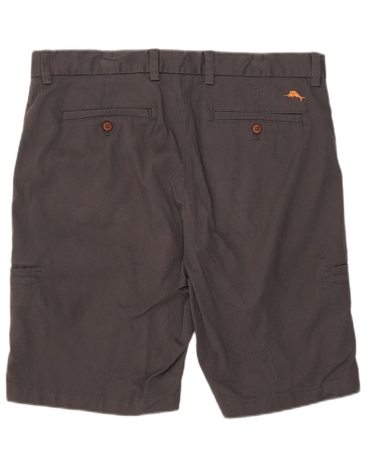 Pantaloni scurți cargo Tommy Bahama pentru bărbați W36, bumbac gri mare