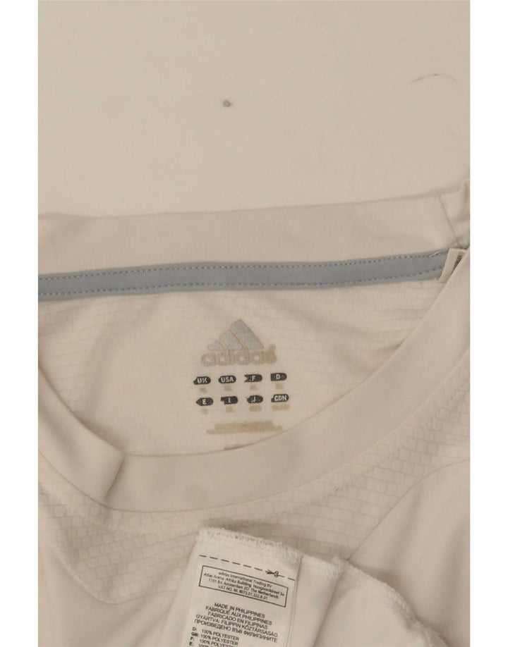 Tricou Adidas Climacool pentru bărbați Top XL, alb, poliester color bloc