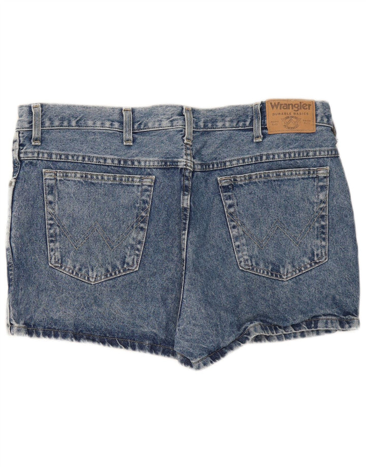 Pantaloni scurți din blugi Wrangler pentru femei W38 XL, bumbac albastru