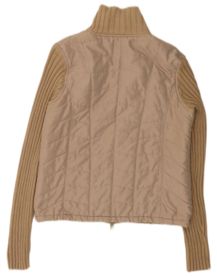 Bomber Vintage pentru femei EU 36 Poliester Bej Mic