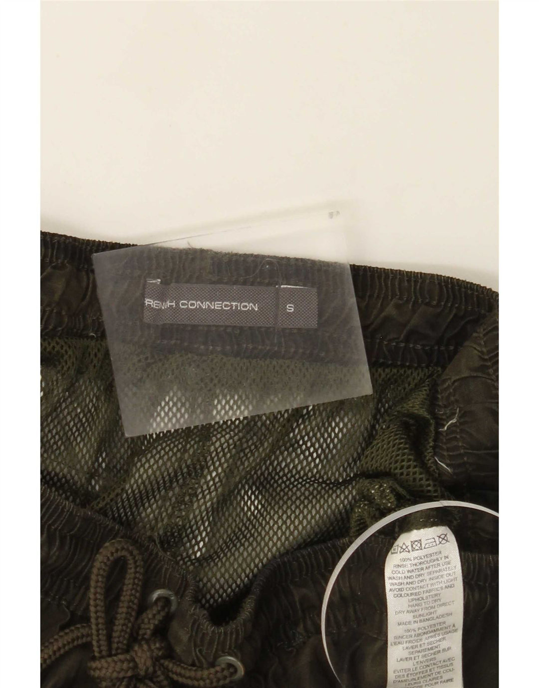Pantaloni scurți de înot pentru bărbați French Connection, poliester camuflaj, verde