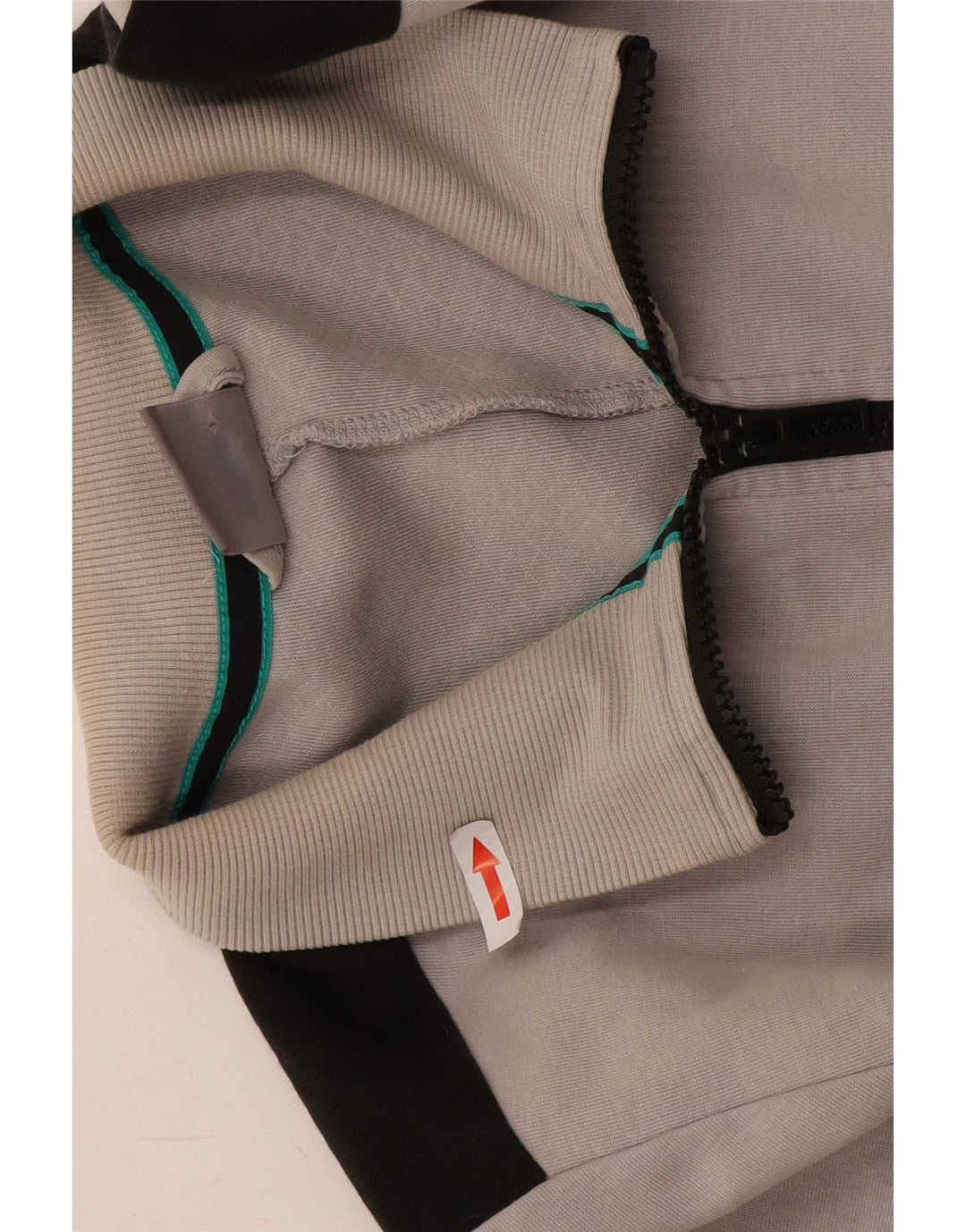 Jachetă de trening Puma pentru femei UK 16, mare, gri din bumbac color bloc