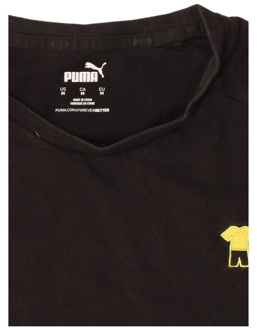 Tricou pentru bărbați Puma Top Mediu Negru