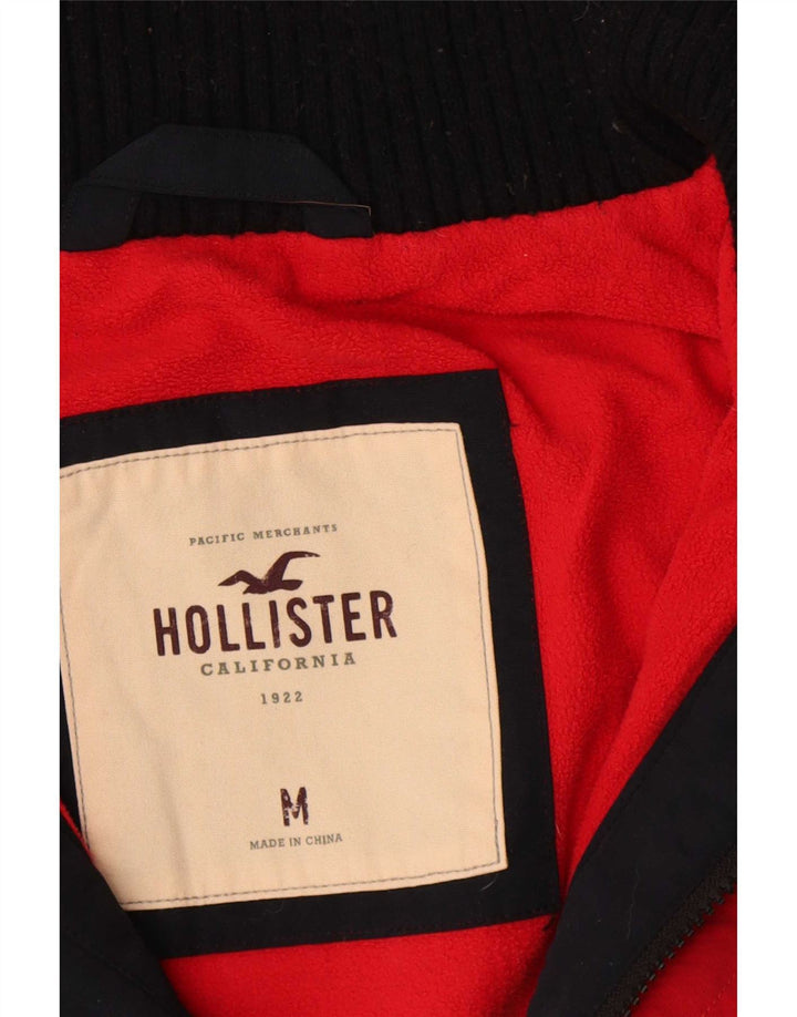 Jachetă Windbreaker Hollister pentru bărbați UK 38 Medium Bleumarin Poliester