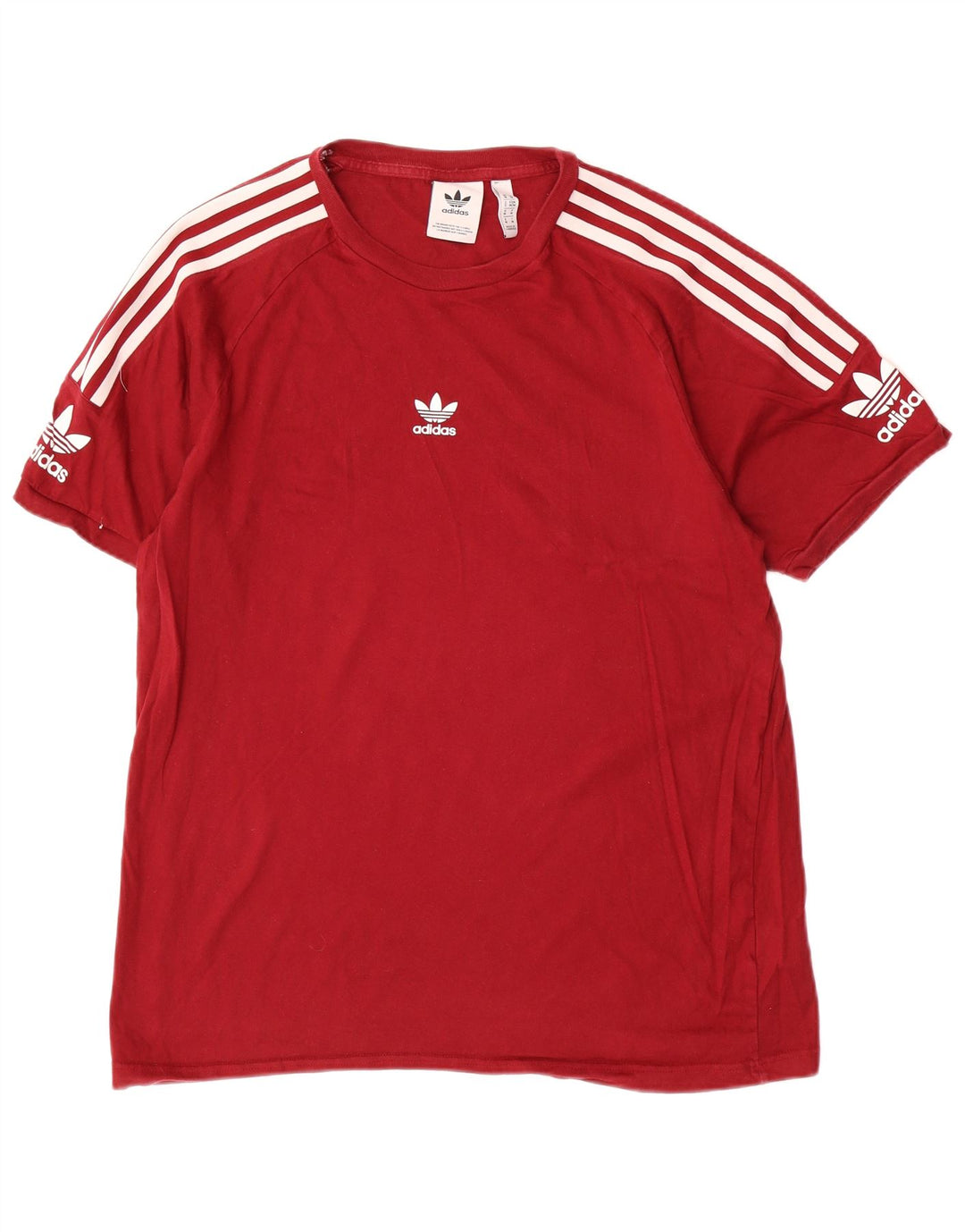 Tricou grafic pentru bărbați Adidas Top Medium Burgundy Bumbac