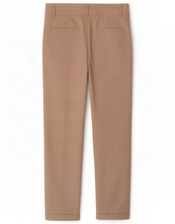 Zara Womens Pegged Slim Casual Trousers Large W34 L28 Beige Polyester