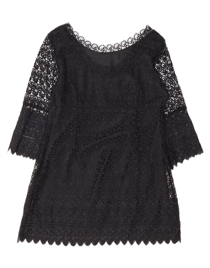 PRINCIPII Rochie cu mâneci 3/4 pentru femei mici UK 14 Medium Black