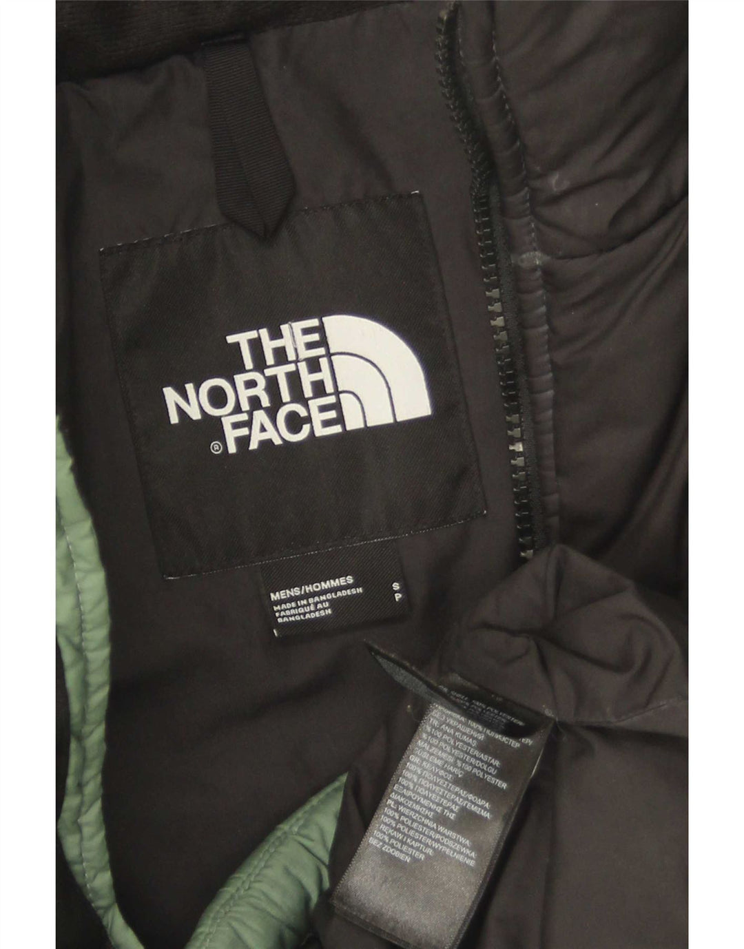 Jachetă căptușită pentru bărbați The North Face UK 36 Small Green Colorblock Poliester