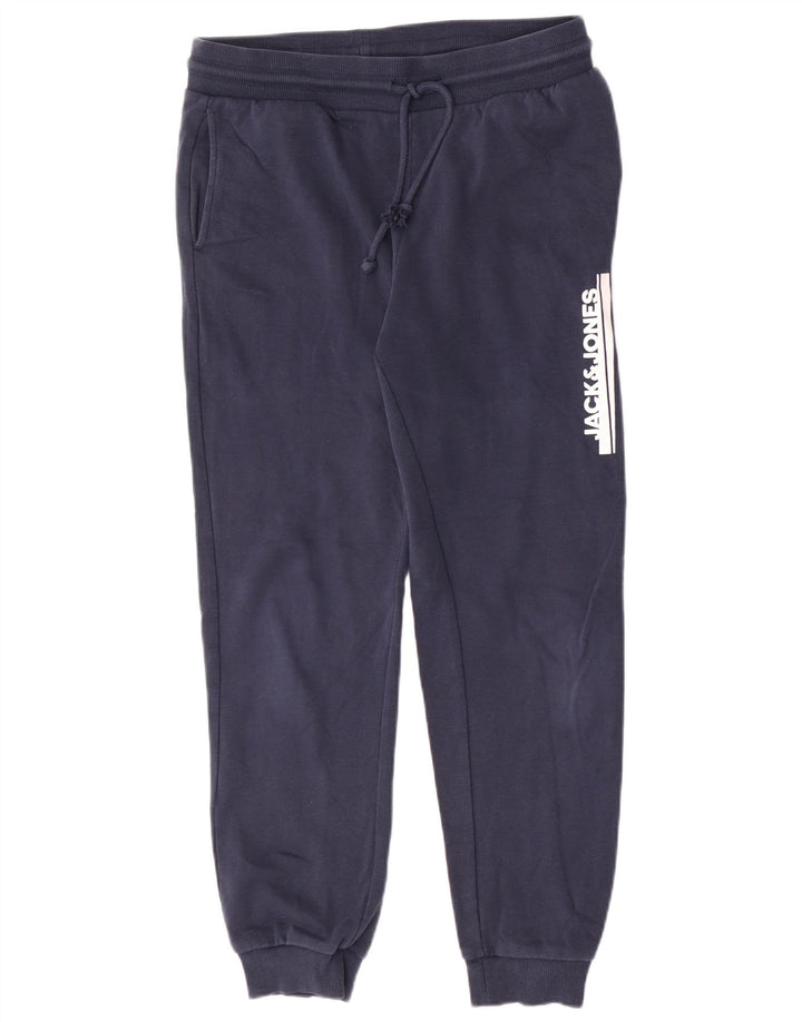 Jack & Jones Pantaloni de trening grafic pentru bărbați Pantaloni de jogging Mediu Bleumarin