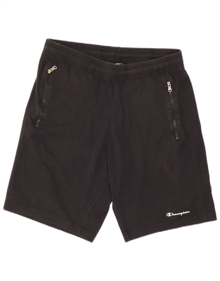 Pantaloni scurți sport Champion pentru bărbați, mari, negru, bumbac