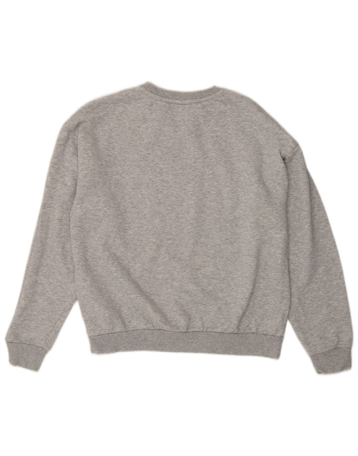 Pulover cu grafic pentru femei PUMA UK 14, bumbac cu pete, gri mediu