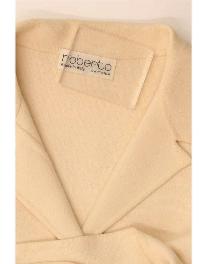 Pardesiu vintage pentru femei UK 10 Small Beige