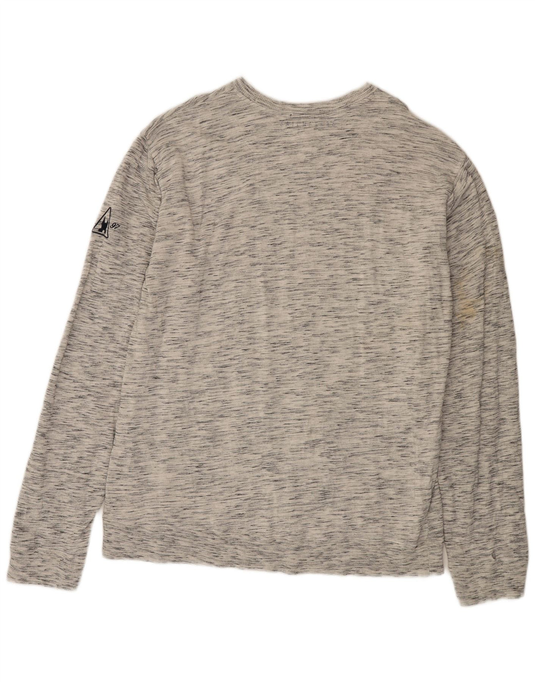 GAASTRA Top pentru bărbați cu mânecă lungă 3XL, bumbac cu pete gri