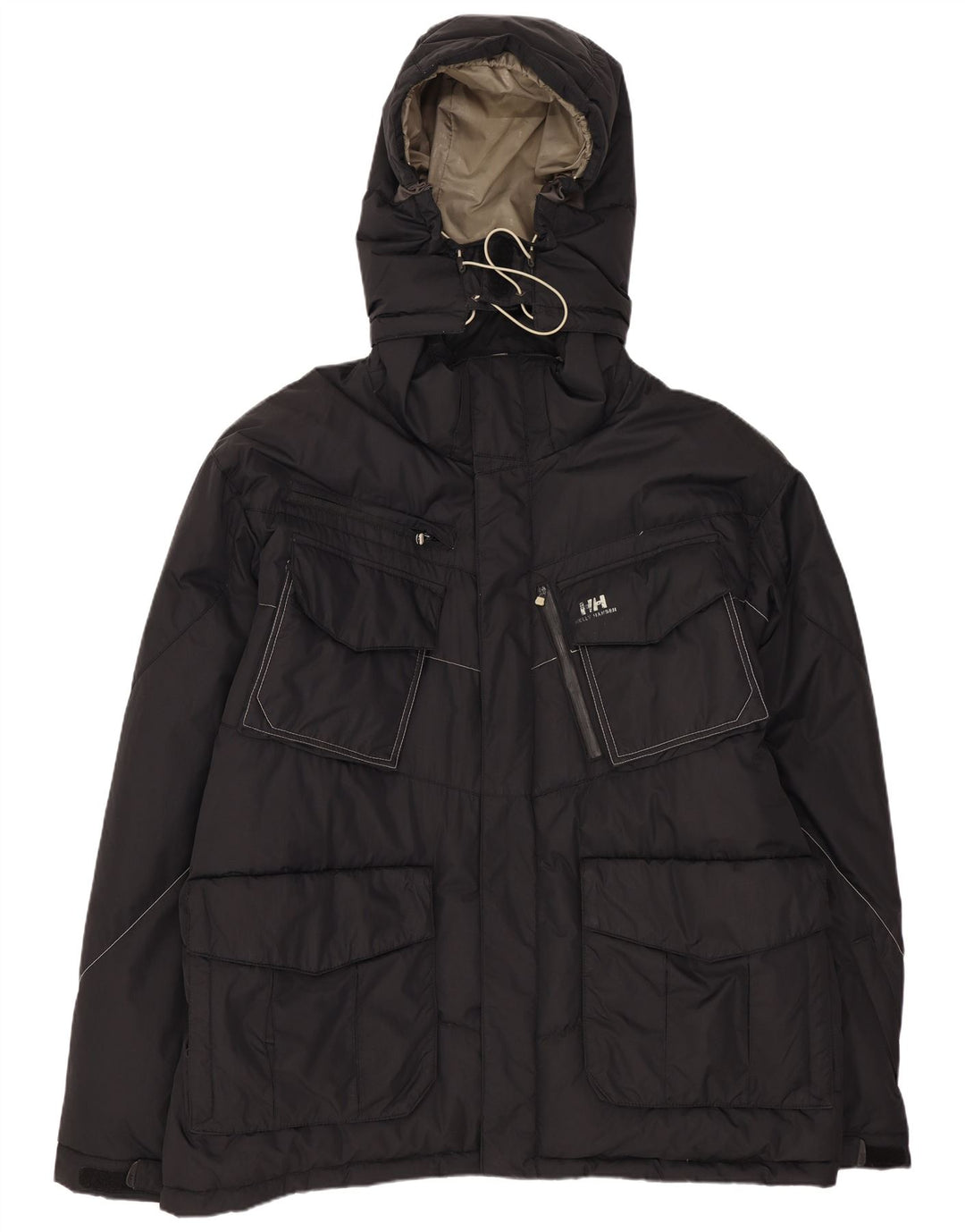 Jachetă căptușită cu glugă pentru bărbați Helly Hansen UK 42 XL Nylon negru