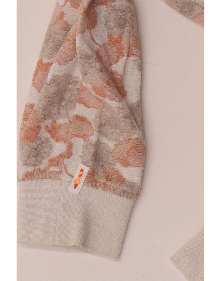 Pulover supradimensionat cu grafic Vans pentru femei UK 14 Medium White Floral