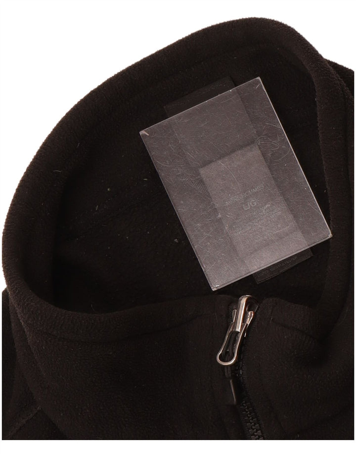The North Face Mens Liner Fleece Jacket UK 40 Large Black Poliester