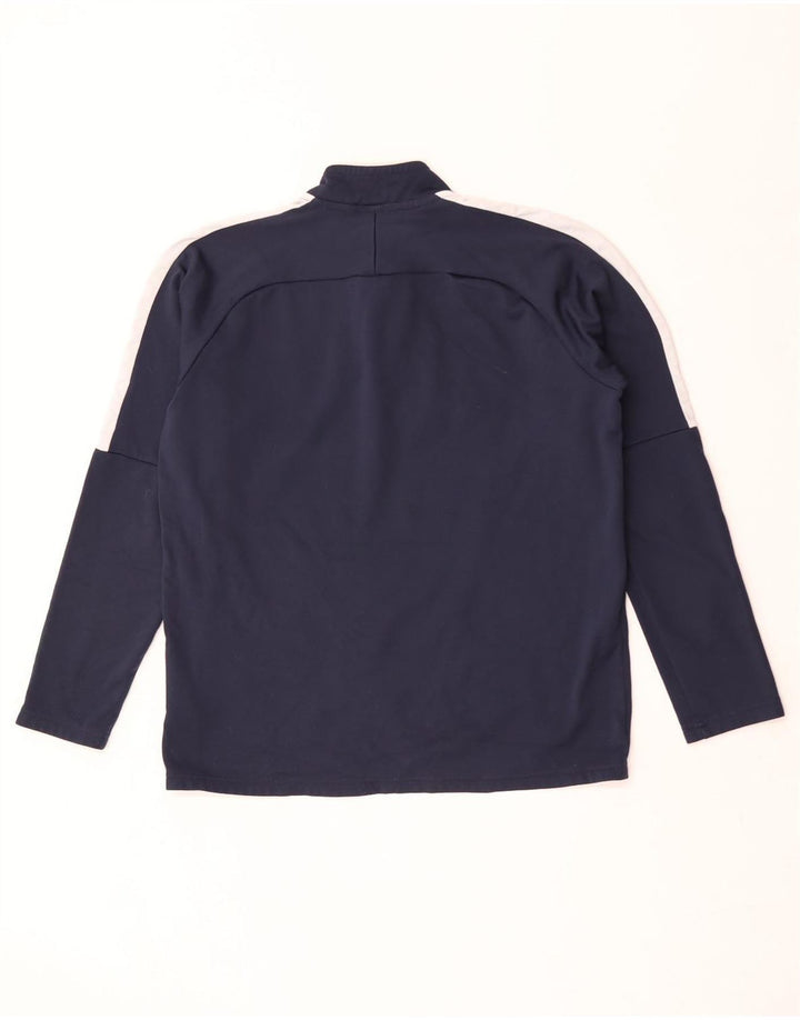 Trening pentru bărbați Nike Dri Fit Pullover Top, mediu, bleumarin, color block
