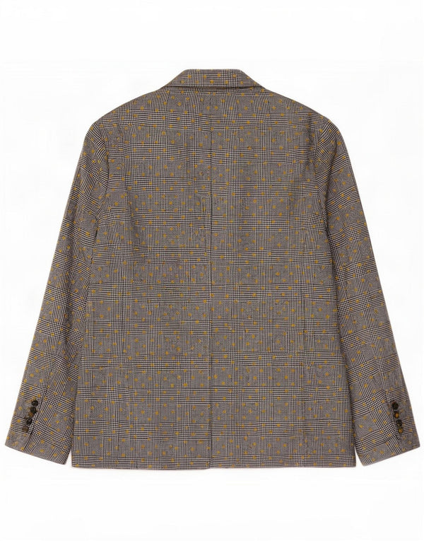 Jachetă Boden pentru femei la dublu piept UK 16 Large, gri Houndstooth