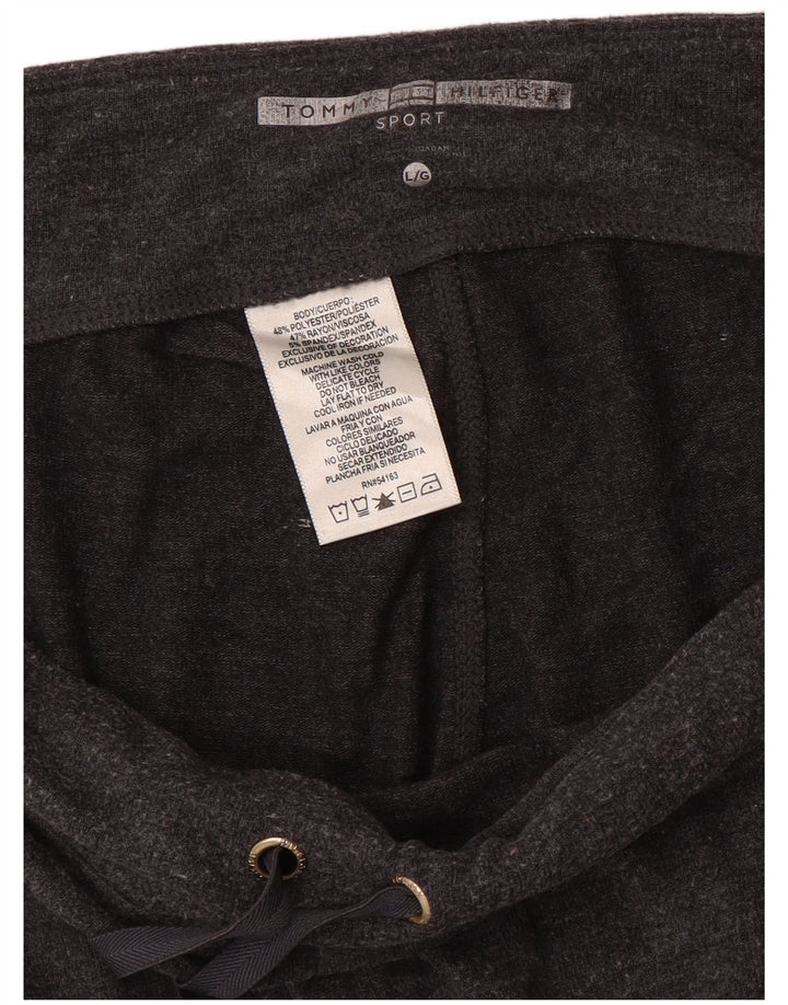Pantaloni de trening pentru femei Tommy Hilfiger Pantaloni de jogging UK 16 Large Gri