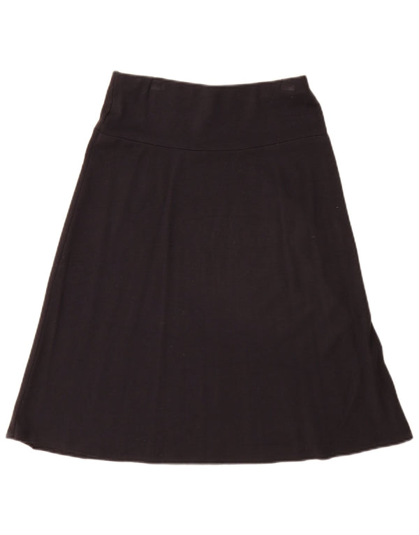 Fustă A-Line pentru femei Marks & Spencer UK 8 Small W26 Viscoză neagră