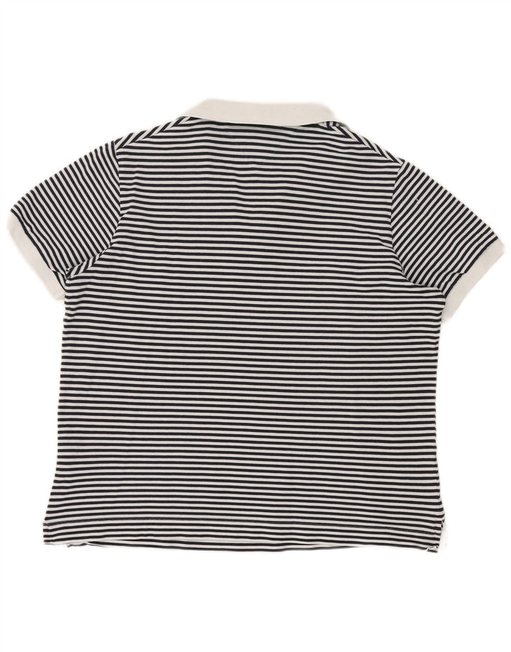 TOMMY HILFIGER Tricou polo pentru femei UK 20 2XL Bleumarin cu dungi Nautic