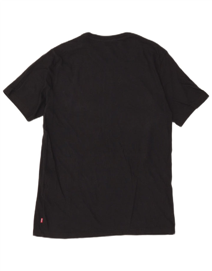 Tricou grafic pentru bărbați Levi's Top mediu negru bumbac