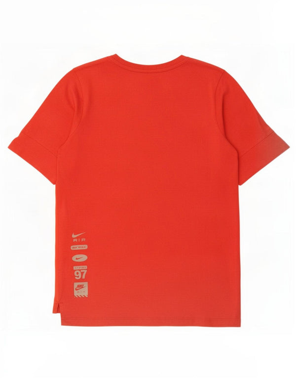 Tricou grafic Nike pentru băieți Top 13-14 ani XL bumbac roșu
