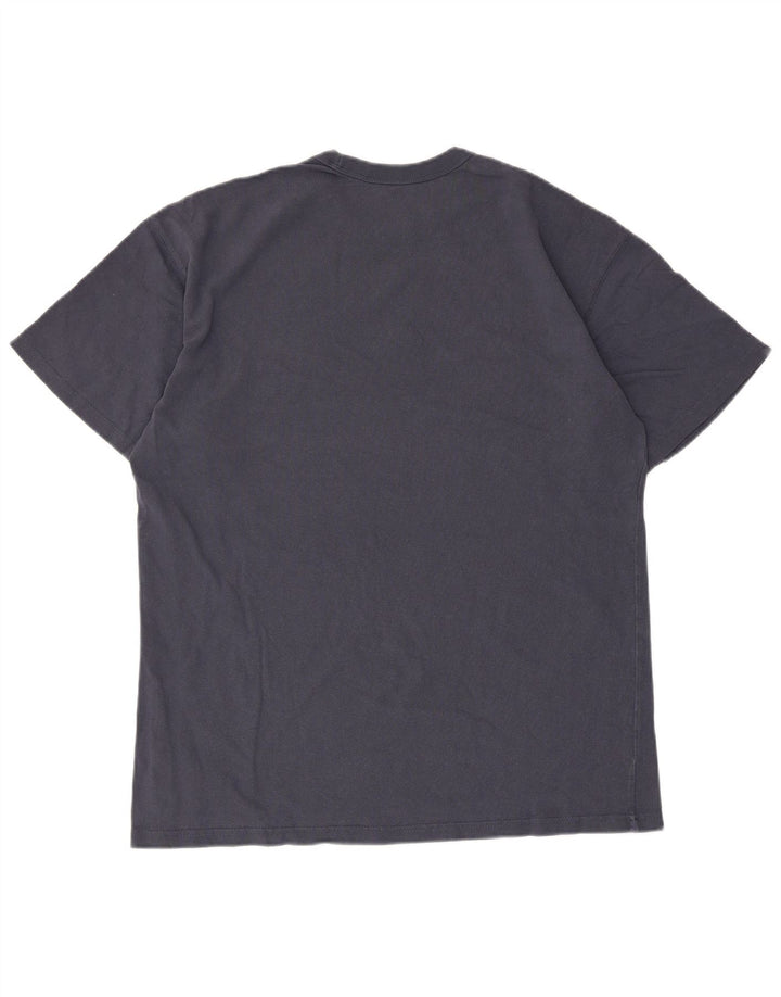 Tricou Nike pentru bărbați cu croiala lejeră Top mediu din bumbac bleumarin